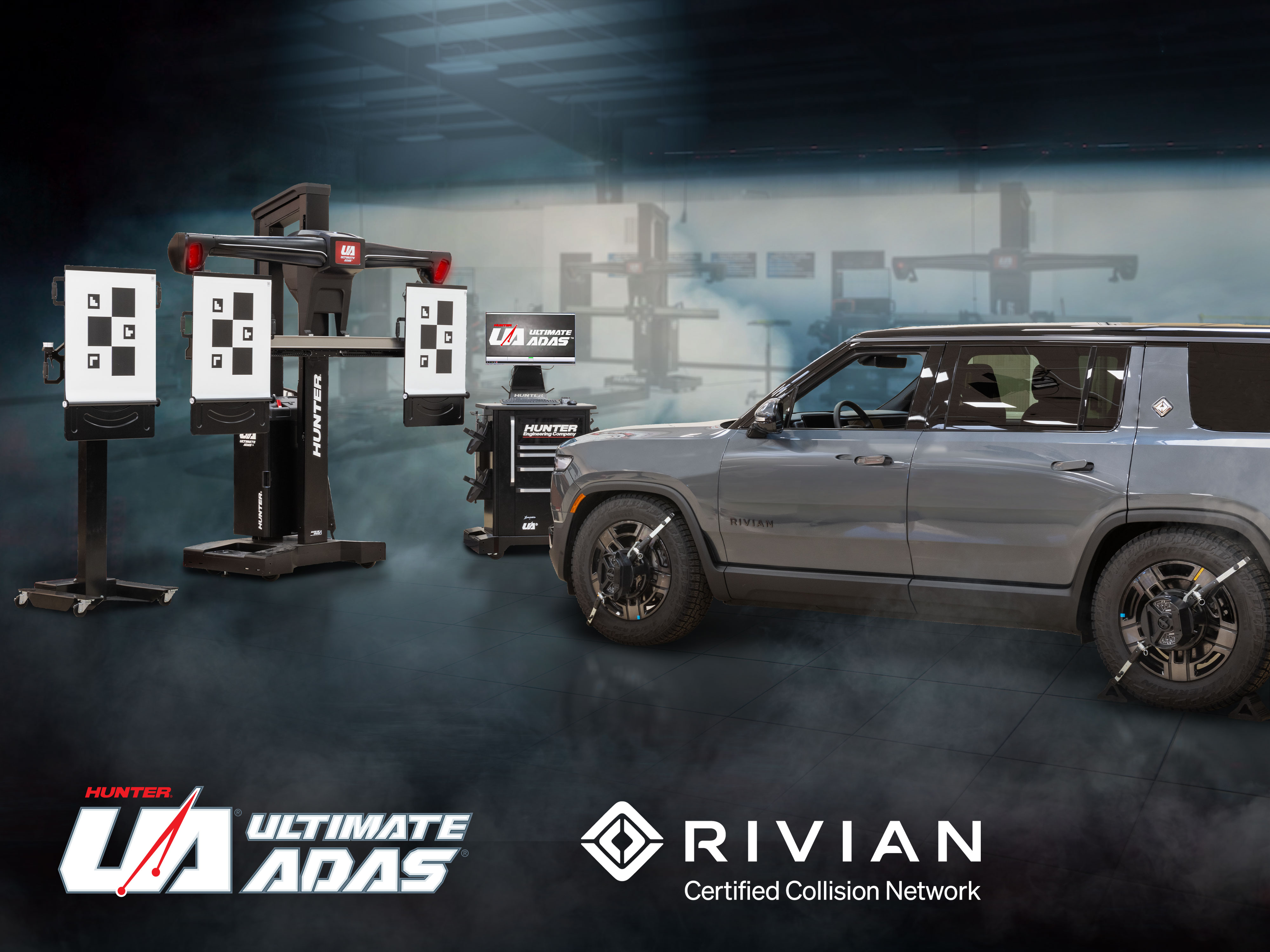Hunter Engineering receives Rivian approval for Ultimate ADAS® alignment and calibrations system