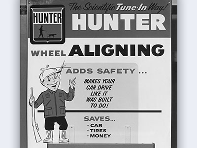 Happy Hunter advertising in 1962
