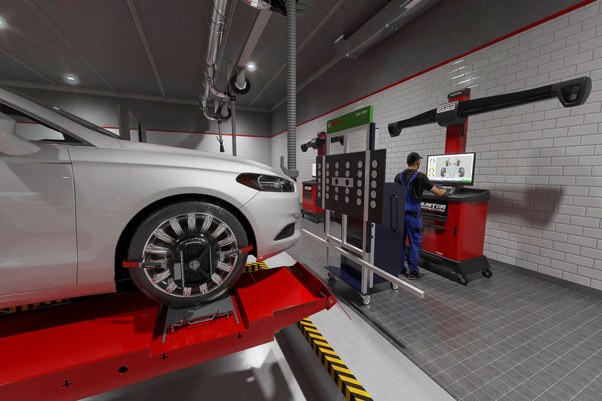 hunter dealership of the future collision and adas