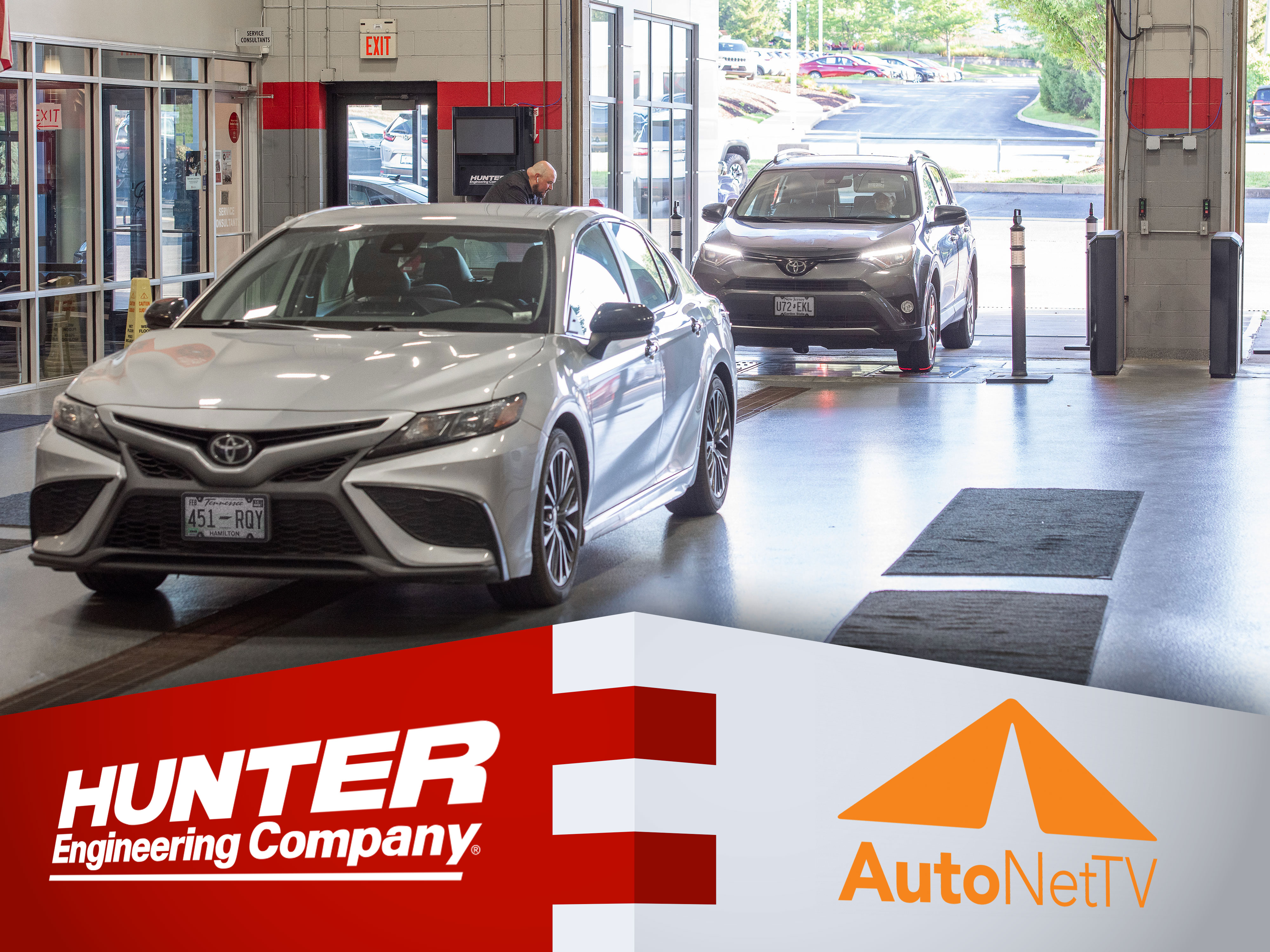 Hunter Engineering partners with AutoNetTV for alignment and tire inspection data display